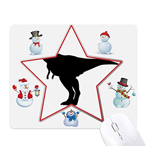 Tapis de souris dinosaure fossiles impression haute définition bonhomme de neige étoile