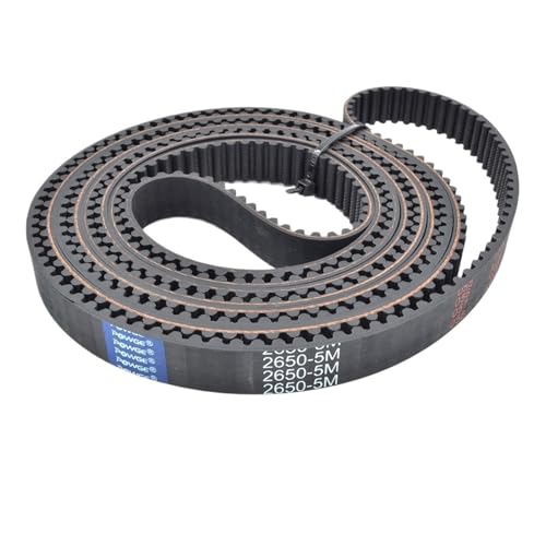 Courroie de distribution 5M en caoutchouc robuste de 50mm pour transmission industrielle fluide