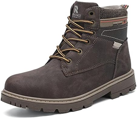 MAZURKA Boys Hiking Snow Boot Little Big Kid Shoes Boots Winter Slip Resistant Waterproof Outdoor Hiking Comfortable Casual Boots Chocolate 13