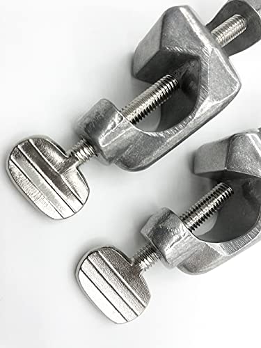 Wocean Wocean Cast Aluminum Lab Clamp Holder With Nickel-Plated Steel Thumbscrew Silver #TOP6