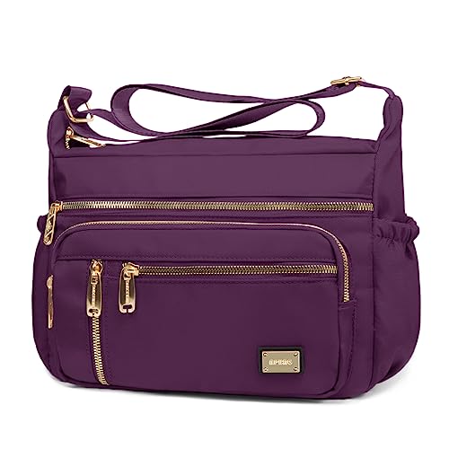 Image of NPBAG Crossbody Bag for Women, Shoulder Purse Handbag Messenger Bag, Trendy Pocketbooks, Waterproof and Multi-Pockets