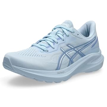 Asics Tênis de corrida feminino GT-1000 13, Azul claro/safira clara, 38 BR