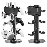 コントローラー スタンド 収納 PS5/PS4/Switch Switch 2 Pro/XBX SERIES/X-BOX ONEコントローラー対応 ケーブル リモコン収納ラック 卓上 ヘッドセット スタンド 3段組立式 組み立て簡単 省スペース