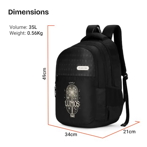 Image of Nasher Miles x Harry Potter Backpack | Polyester Laptop Backpack 35L | Ideal for School, College, Office & Travel | Men, Women, Boys, Girls