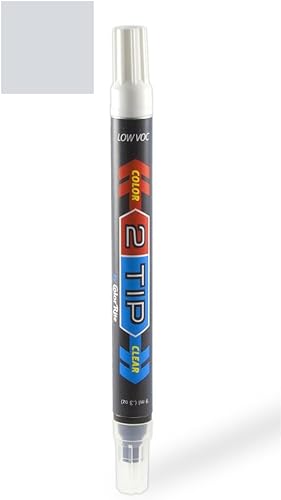 Vista 18 de 2Tip para pintura de retoque automotriz Kia Optima, capa transparente metálica plateada brillante 3D, paquete de color y capa transparente Capa