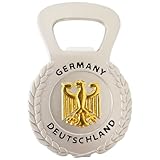Deutschland Metallmagnet Kühlschrank – Germany Souvenir Flaschenöffner mit Bundesadler – Reise Andenken Deko