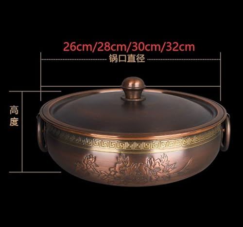 Olla de cobre vintage para inducción de 1 pulgada miniatura 2
