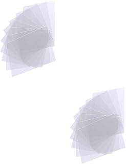 STOBOK 20 Pcs Transparency Film Transparent Pet Film Clear Film Sheets Clear Plastic Sheets Plastic Plates