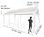 Impact 11' x 20' Portable Carport Garage Canopy, Outdoor Party Tent with 8 Dressed Legs, White