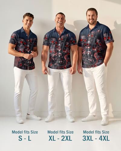 Image of 99TIMORO Fathers Movie Hawaiian Shirt for Men, Characters Button Down Short Sleeve Top, Summer Beach Gifts