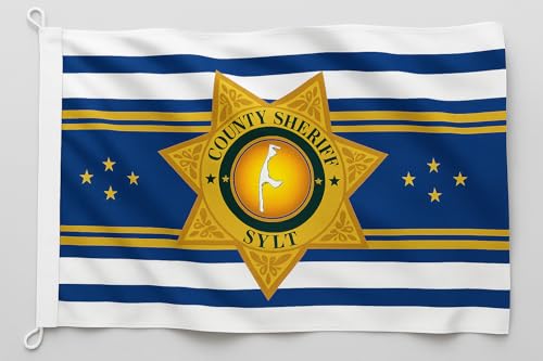 Drapeau du comté du shérif Sylt la solution pour pavillon de mât
