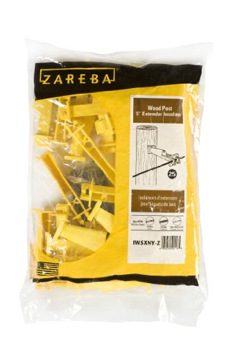 Zareba IW5XNY-Z Nail-on 5-Inch Extender Insulator 25 per Bag