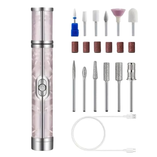 Lime à ongles électrique rechargeable kit pédicure 4 vitesses pour ongles épais et cuticules