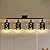 4 Light Track Lighting Kit, Black 4 Way Modern Flexible Ceiling Spotlight, Industrial LED Wall Light for Kitchen Cabinet Gallery Bar Hallway Living Room, Black Stars Design Contemporary, E26 Socket