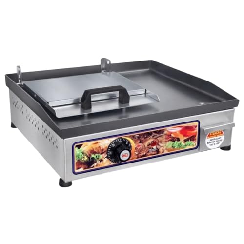 Chapa Chapeira de Hamburguer Lanches Porções Elétrica com abafador Prensa 40x35 cm 110V ou 220V (220v)