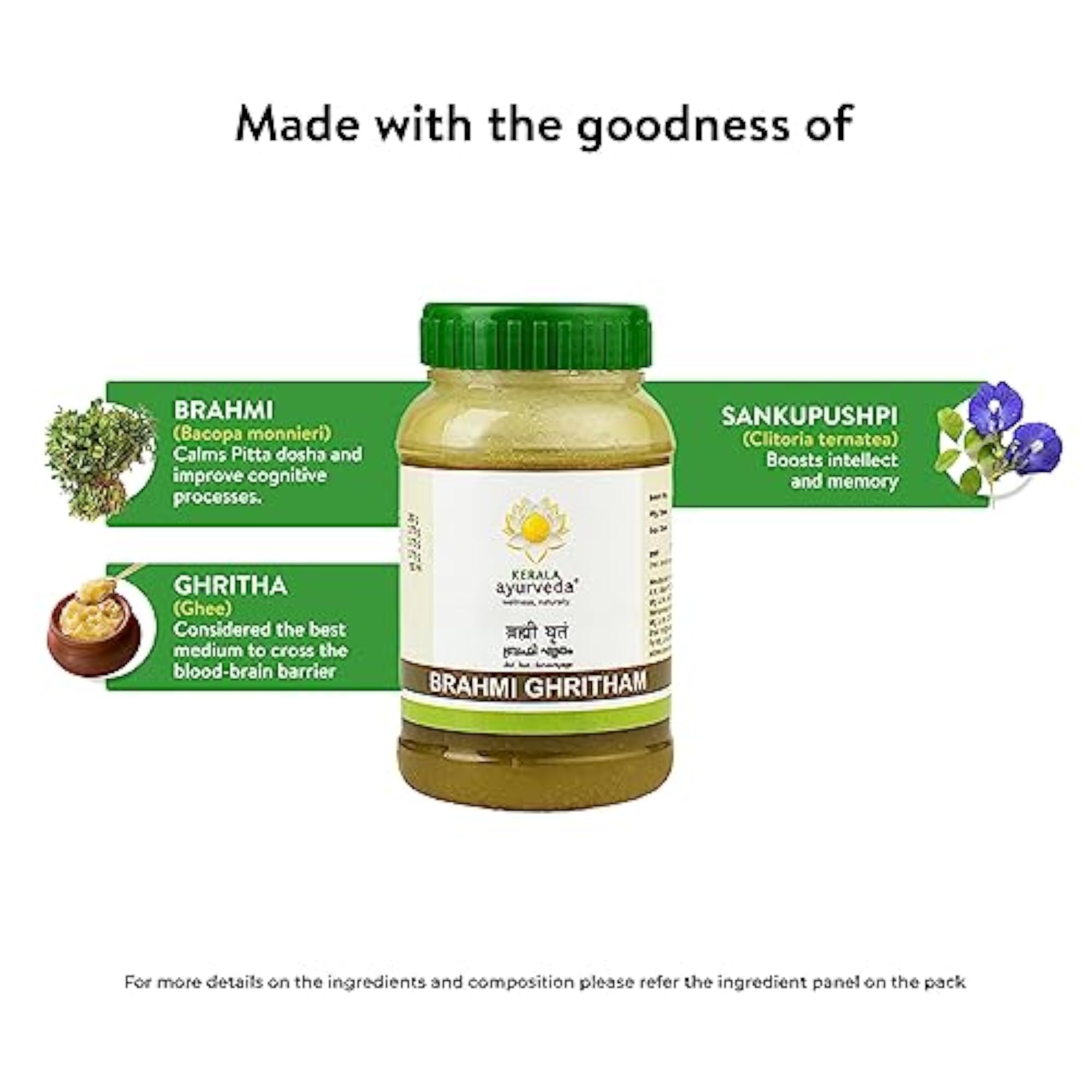 Kerala Ayurveda Brahmi Ghritham 150 ml