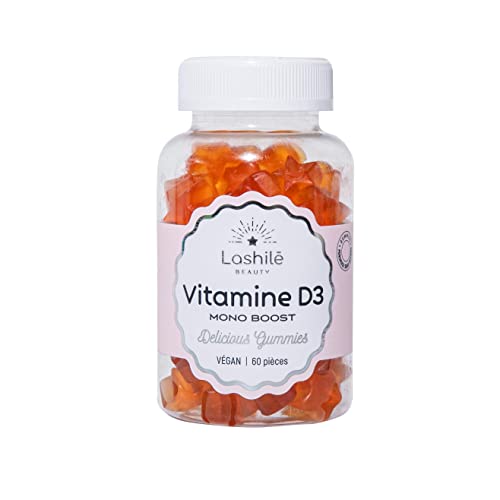 LASHILÉ BEAUTY - Compléments Alimentaires - Vitamine D3 Mono Boost - Cure 1 mois - 60 Gummies - Vegan - Fabrication Française Cover