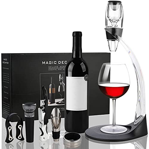 Cieex Aérateur à Vin avec Support Bras Coffret,...