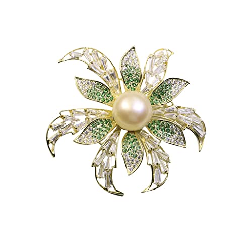 Cardigan d'automne et écharpe en soie sublimés par une broche