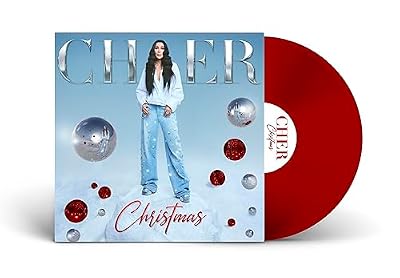 Portada del vinilo Christmas de Cher (vinilo rojo)