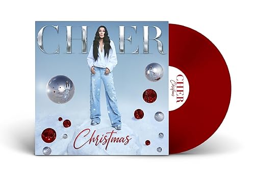Portada del vinilo Christmas de Cher (vinilo rojo)