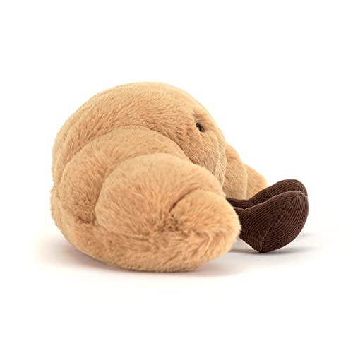 jellycat amuseables croissant stuffed toy small 85 inches - pastry plush - fun gift idea