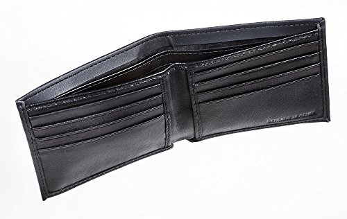 Team Sports America NCAA Florida State Seminoles Black Wallet | Bi-Fold | Officially Licensed Stamped Logo | Made of Leather | Money and Card Organizer | Gift Box Included