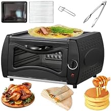 2100W 2-in-1 Electric Tandoor Oven & Roti Maker, Temperature Control with Glass Door, Bake Tray & Rack, Ideal for Chapati, Naan & Pizza