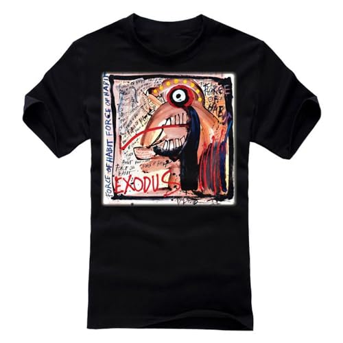 T-shirt dark metal punk en coton épais respirant idéal pour le fitness