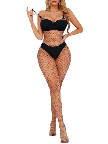 Lingerie nuit femme style fishnet mini top rave pour soirées et festivals