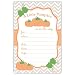 Pumpkin Baby Shower Invitations - Fill In Style (20 Count) With Envelopes