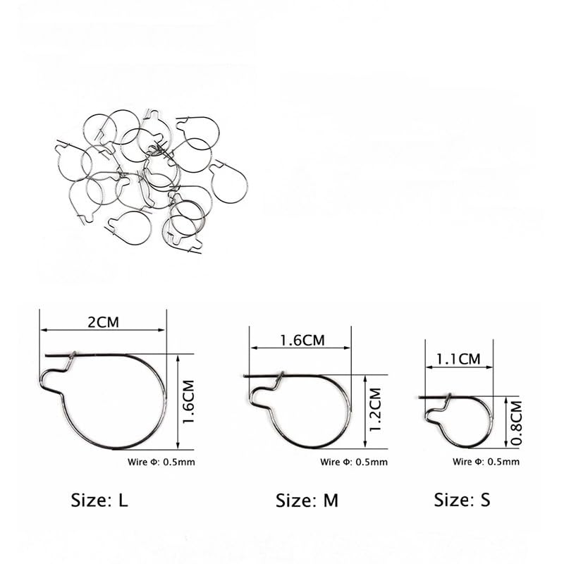Anillos para Cebo Vivo 3 Tamaños 100 Piezas miniatura 3