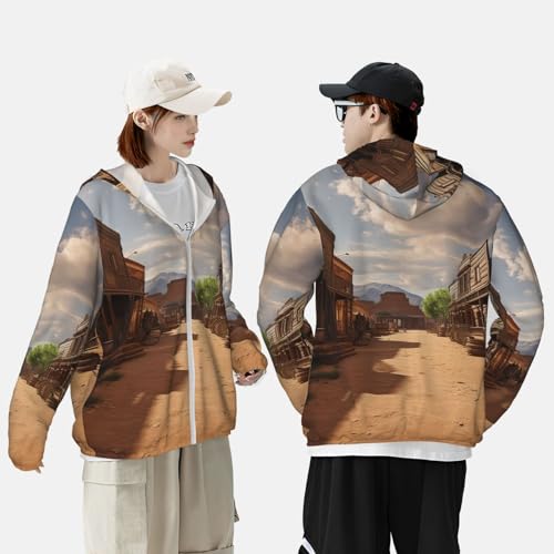 Chaqueta para hombre con protección solar UPF 50+ y capucha miniatura 2