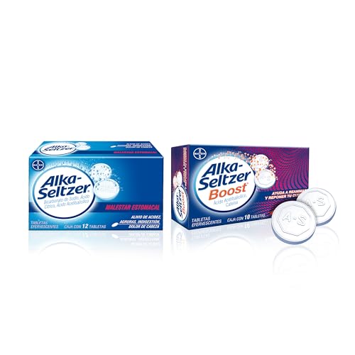 La Mejor Recopilación de Estomaquil los preferidos por los clientes. 40 Alka-Seltzer Boost 10 Tabletas Efervescentes + Alka-Seltzer 12 Tabletas Efervescentes