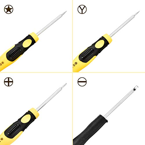 Cellphone Repair Tool Kit for iPhone 4, 5, 5S, 5C, 6, 6S, 7, 8, 8 Plus, iPad, iPod, Samsung Galaxy, Note/Precision Screwdriver Opening Pry Tools Fix iPhone Screen, Battery by NIDAYE
