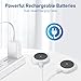 Comfytemp Wireless TENS Unit Machine for Pain Relief, FSA HSA Eligible TENS Unit Muscle Stimulator with Two Sets, Up to 30 Modes TENS Device for Back Pain, Rechargeable Portable with APP Control