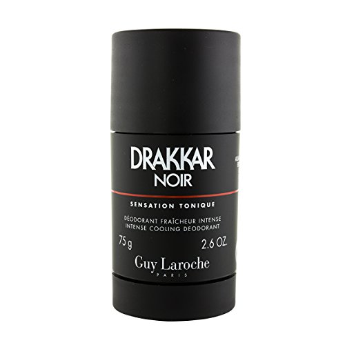 Guy Laroche DRAKKAR Noir 2.6oz 75ml Alcohol Free Deodorant Stick
