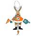 NFL Miami Dolphins Wooden Cheer Ornament