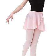 EASTBUDDY Ballet Skirt Chiffon Wrap Dance Skirt for Women & Girls