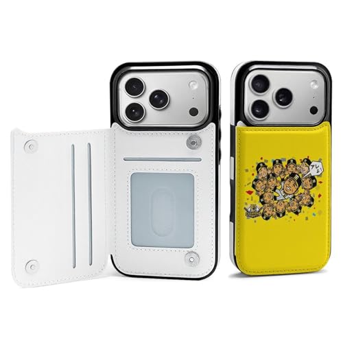 ��_�^�C�K�[�X 2023 ���[�O�D���L�O iPhone17Pro�p�P�[�X �蒠�^ �싅���� �L�O�i �A�C�t�H��17�v���p�P�[�X �X�}�z�P�[�X ���z�^ PU���U�[ �ϏՌ� �g�уJ�o�[ Case �S�ʕی� ���u���@�\ �J�[�h���[