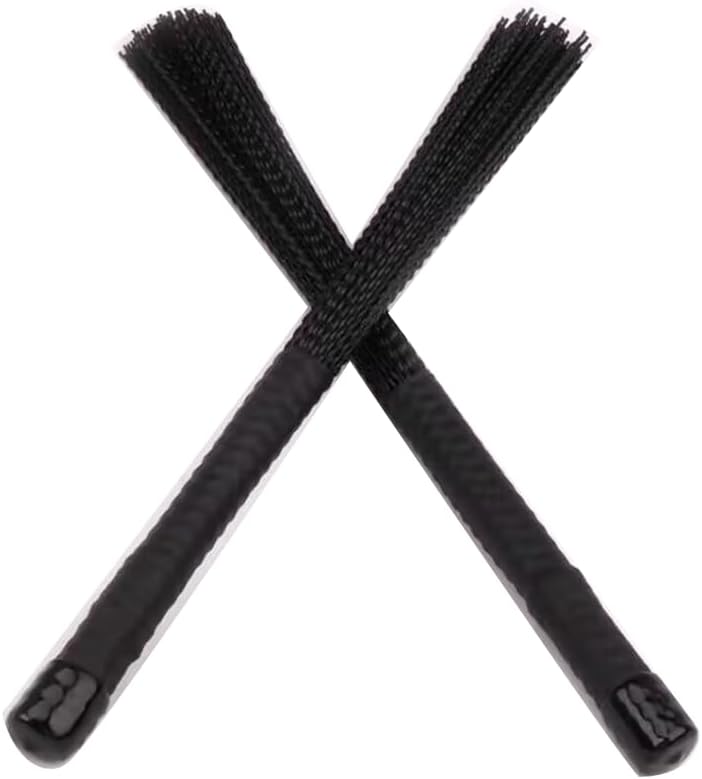 Nylon Drum Brush, 1 Pair Cajon Brushes for Soft and Versatile Sound, Perfect for Cajon, Snare, and Percussion Instruments