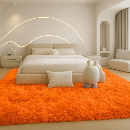 8x10 Area Rugs Living Room, Large Plush Fluffy Bedroom Carpet, No...