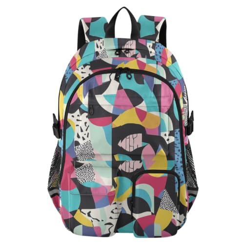 Mochila de equipaje grande de 17.5 pulgadas con compartimento para portátil y libros