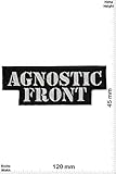  Agnostic Front - red -Hardcore-Punk-Band Aufnäher Besticktes Patch zum Aufbügeln Applique Souvenir Zubehör