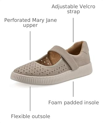 WHITE MOUNTAIN Women's Doubles Mary Jane Sneaker
