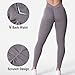 YEOREO Liz Scrunch Workout Leggings for Women High Waisted Butt Lifting V Back Waist Seamless Gym Yoga Leggings Taupe M