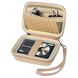 Comecase Carrying & Protective Case for Digital Camera, for CAMKORY/for Kodak Pixpro/for Canon PowerShot ELPH 180/190 / for Sony DSCW800 DSCW830 Cameras for Travel - Beige