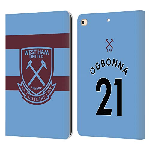 Étui portefeuille en cuir West Ham United pour iPad 9.7 (2017/2018) Angelo Ogbonna