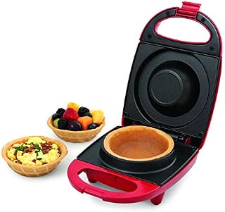 Salton Treats Waffle Bowl Maker For Single Serve Waffle Bowls, Taco Bowls, Bread