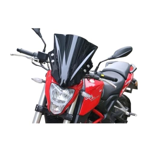 Déflecteur parebrise moto de rue anti-vibration pour TNT 25 BJ250-15 verre écran